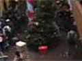 Kid jumps on Christmas tree | BahVideo.com