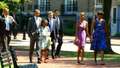 U S First Family attends church service | BahVideo.com