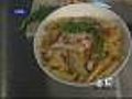Lunch Break Chicken And Artichoke Penne Pasta | BahVideo.com