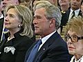 First Ladies Attend Betty Ford Memorial | BahVideo.com