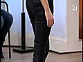 Leather Pants on a Fashion Show | BahVideo.com