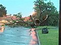 Strong Storms Rip Off Roof Knock Down Trees | BahVideo.com