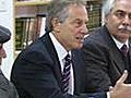 Ex-PM Tony Blair Visits Gaza Strip | BahVideo.com