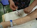 Giving Medications Through a Running IV Line | BahVideo.com