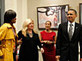 Greeting President and First Lady Obama | BahVideo.com