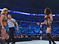 AJ amp Kaitlyn vs Tamina amp Alicia Fox | BahVideo.com