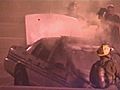 Police Car Crashes On Interstate Officer Injured | BahVideo.com