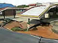 Sinkhole swallows Ga fast food restaurant | BahVideo.com