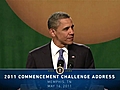 President Obama Gives Commencement Address at  | BahVideo.com