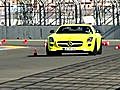 Testing the new Mercedes-Benz SLS AMG E-Cell concept car | BahVideo.com