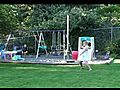 Megan Hitting Dad w Football | BahVideo.com