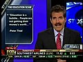 Stossel Hypes Thiel Foundation Program To Pay Students To Drop Out Of College | BahVideo.com