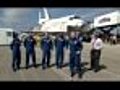 NASA Administrator Greets Discovery Crew | BahVideo.com