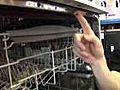 How to replace a broken dishwasher door hinge | BahVideo.com