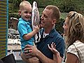 Marine Dad Surprises Young Son At Legoland | BahVideo.com