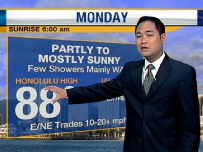 Fairly Dry Trade Wind Weather For The Work Week | BahVideo.com