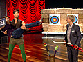 Josh Duhamel Gives an Archery Lesson | BahVideo.com