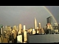 Double Rainbow over Manhattan | BahVideo.com