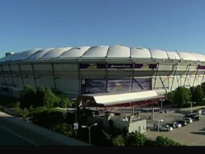 Watch The Metrodome Re-Inflate | BahVideo.com
