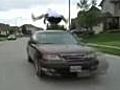 Boy jumps over a moving car | BahVideo.com