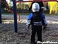 Toddler Uses The Rings | BahVideo.com