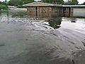 Flood Submerges ND Homes | BahVideo.com