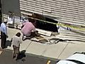Car Crashes Through Restaurant Driver Missing | BahVideo.com