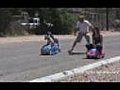 Dog vs Girl Car Race | BahVideo.com
