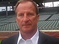 Former Cubs manager Jim Riggleman talks to the  | BahVideo.com