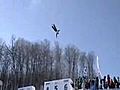 Flipping High Ski Jump Fail | BahVideo.com