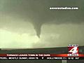 Tornado leaves town in the dark | BahVideo.com