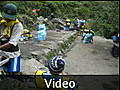 Oh the cheek - Inca Trail to Machu Picchu Peru | BahVideo.com