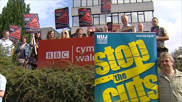 BBC News journalists in one-day strike over job cuts | BahVideo.com