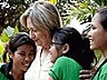 Hillary Clinton visits Cambodia | BahVideo.com