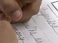 Some schools cut cursive writing | BahVideo.com