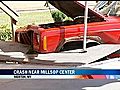 Vehicle Crashes In Front Of Community Center | BahVideo.com