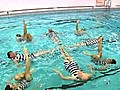 Czech synchronized swimmers | BahVideo.com