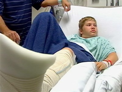 Boy survives savage shark attack | BahVideo.com