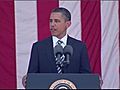 Obama We amp 039 Owe A Debt To Fallen Heroes amp 039  | BahVideo.com