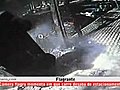 Camera catches car falling from third floor  | BahVideo.com
