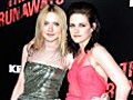 Kristen Stewart and Dakota Fanning Hit amp 039 the Runaways amp 039 Premiere Los Angeles | BahVideo.com