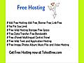 yahoo free web hosting site | BahVideo.com