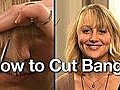 How to Cut Your Bangs at Home | BahVideo.com