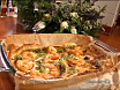 Quiche code di gamberi e fiori di zucca | BahVideo.com