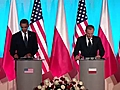 President Obama and Prime Minister Tusk Press  | BahVideo.com