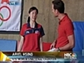 2012 Olympic Hopeful Ariel Hsing Talks Ping  | BahVideo.com