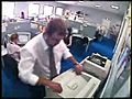 Office worker loses it | BahVideo.com