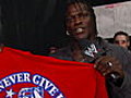 R-Truth visits the merchandise stand | BahVideo.com