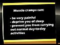 Why do muscle cramps occur | BahVideo.com