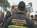 Prince William visits Christchurch | BahVideo.com